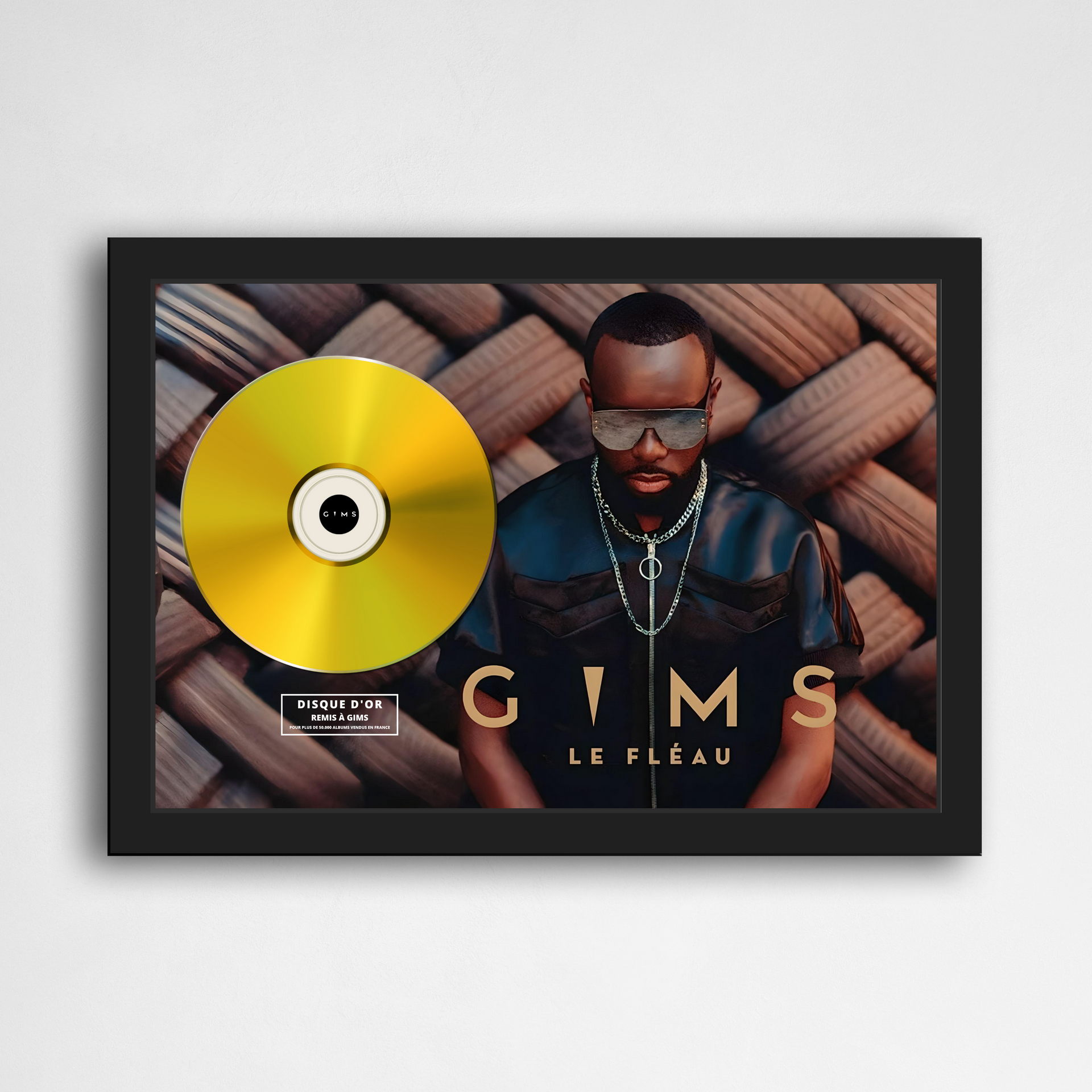 Gims LE FLÉAU Disque d'or – rapcertif
