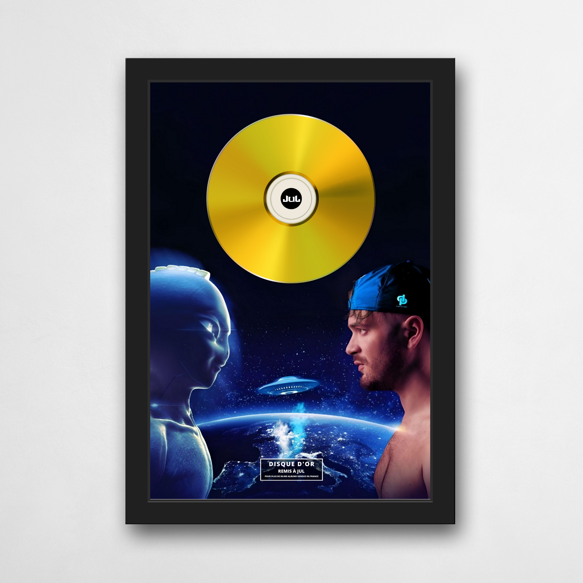 Disque d'or Jul - Extraterrestre Vélodrome | Rapcertif
